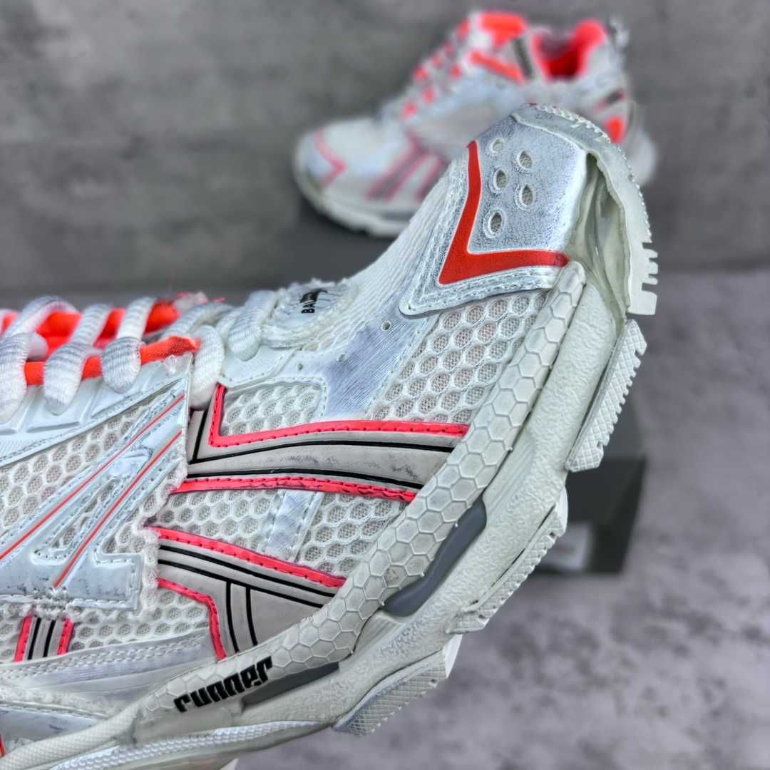 Balenciaga Runner -- White & Orange