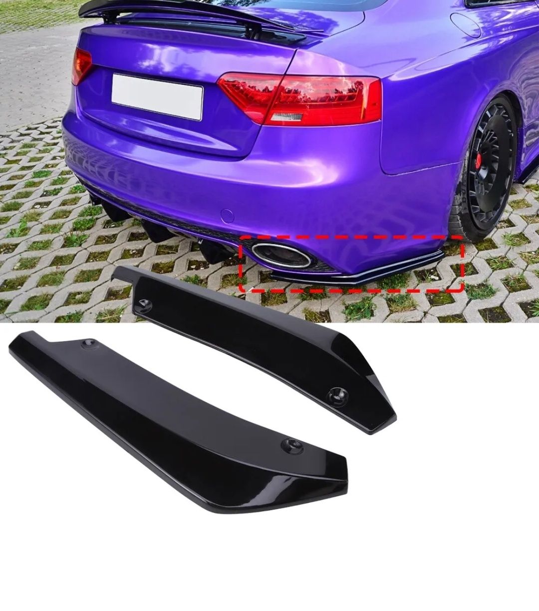 Extensie Extensii / coltare coltar lip bara spate Audi A3 A4 A5 A6 A7