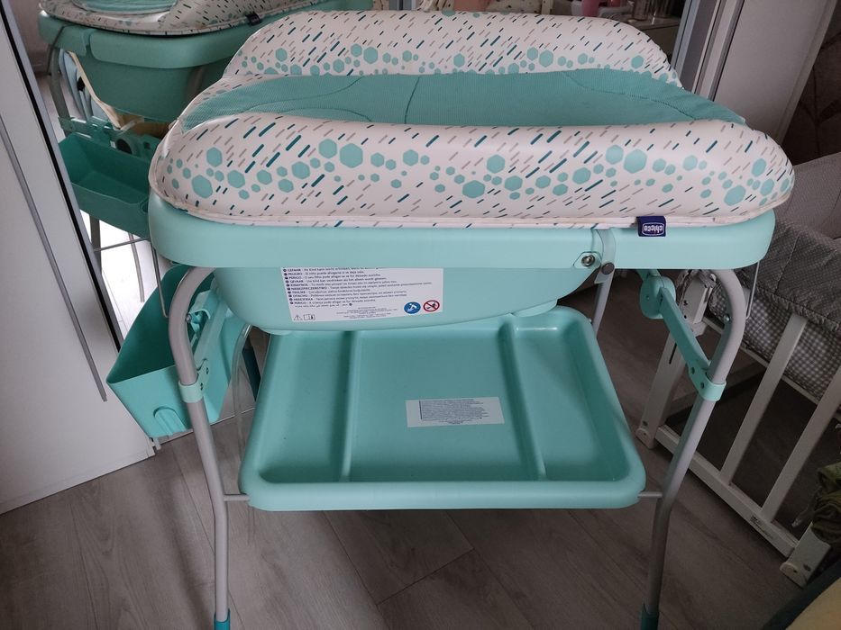 Cadita cu masa de infasat Chicco, Ocean, 0luni+