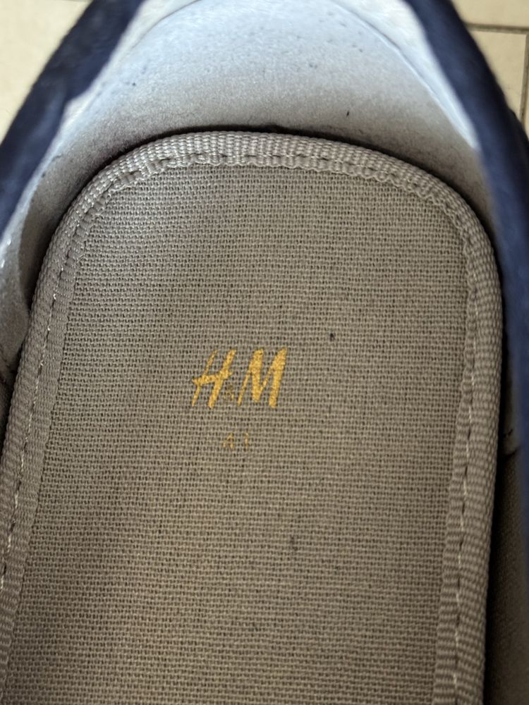 Нови Сини мокасини H&M 41 номер