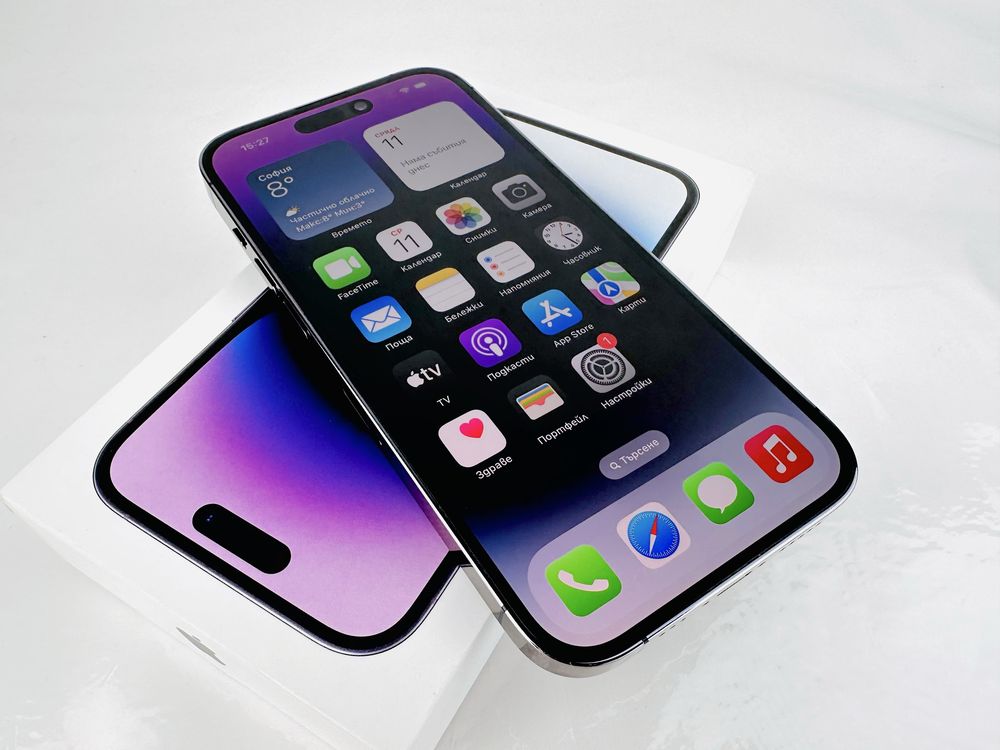 Apple iPhone 14 Pro 256GB Deep Purple 97% Battery! Гаранция!