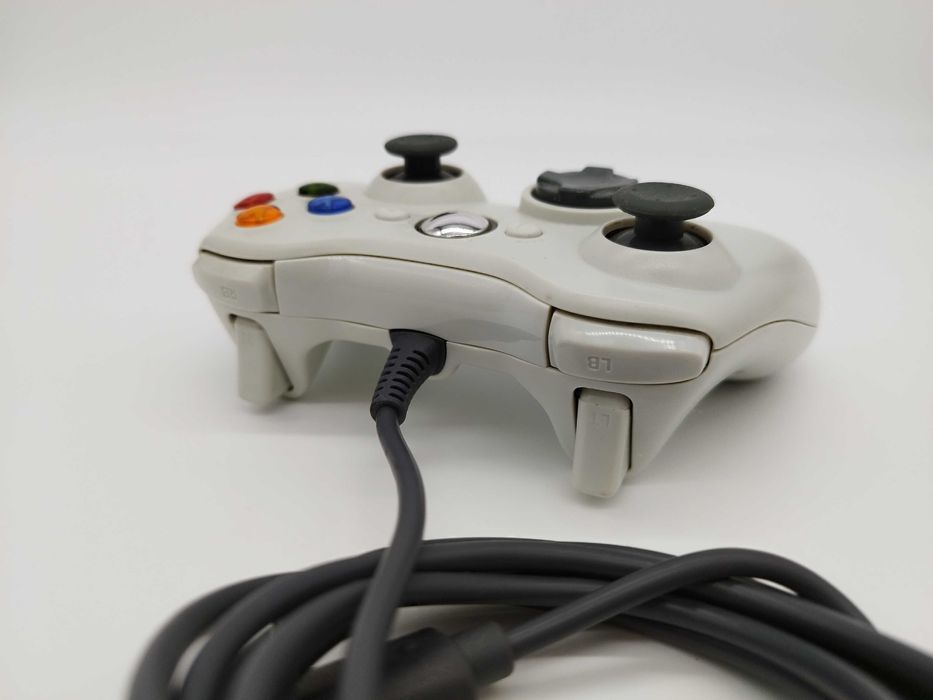 Контролер за Xbox 360 - жичен, Бял