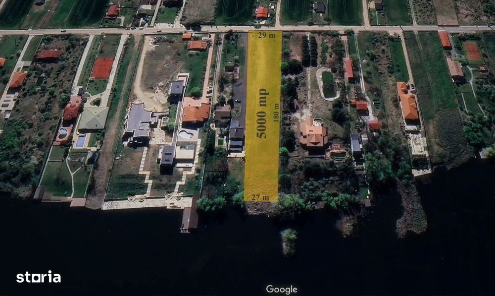Teren excepțional la Lacul Snagov – 5.000 mp cu deschidere la lac