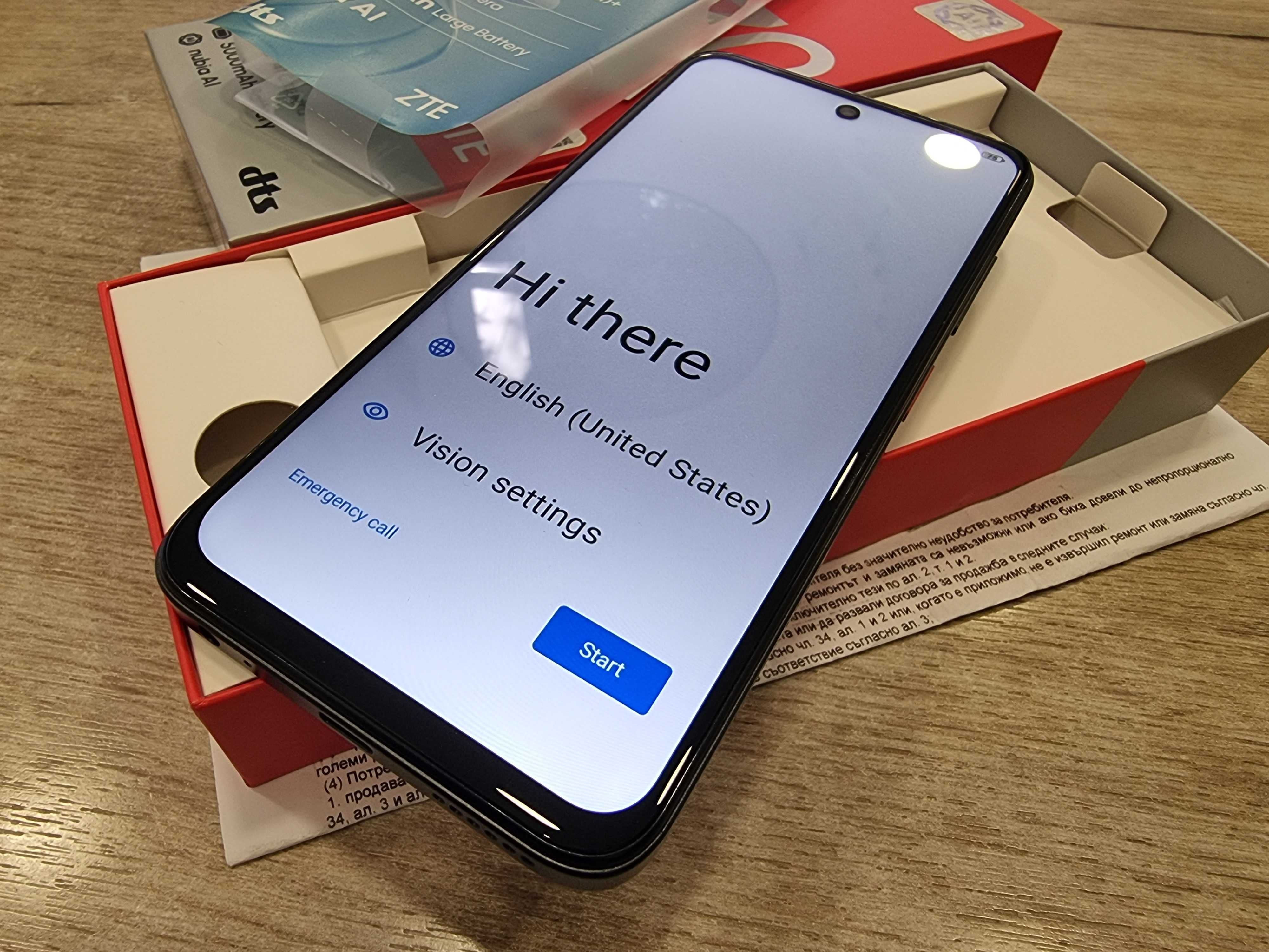 Нов телефон ZTE Blade V70   - 20 RAM/256GB с гаранция