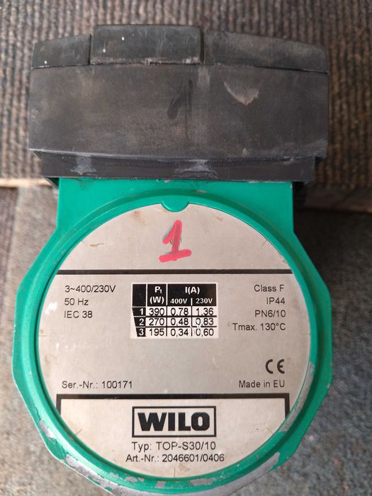 Pompa Wilo TOP-S30/10