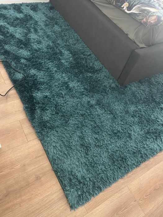 Килим тюркоаз с косъм