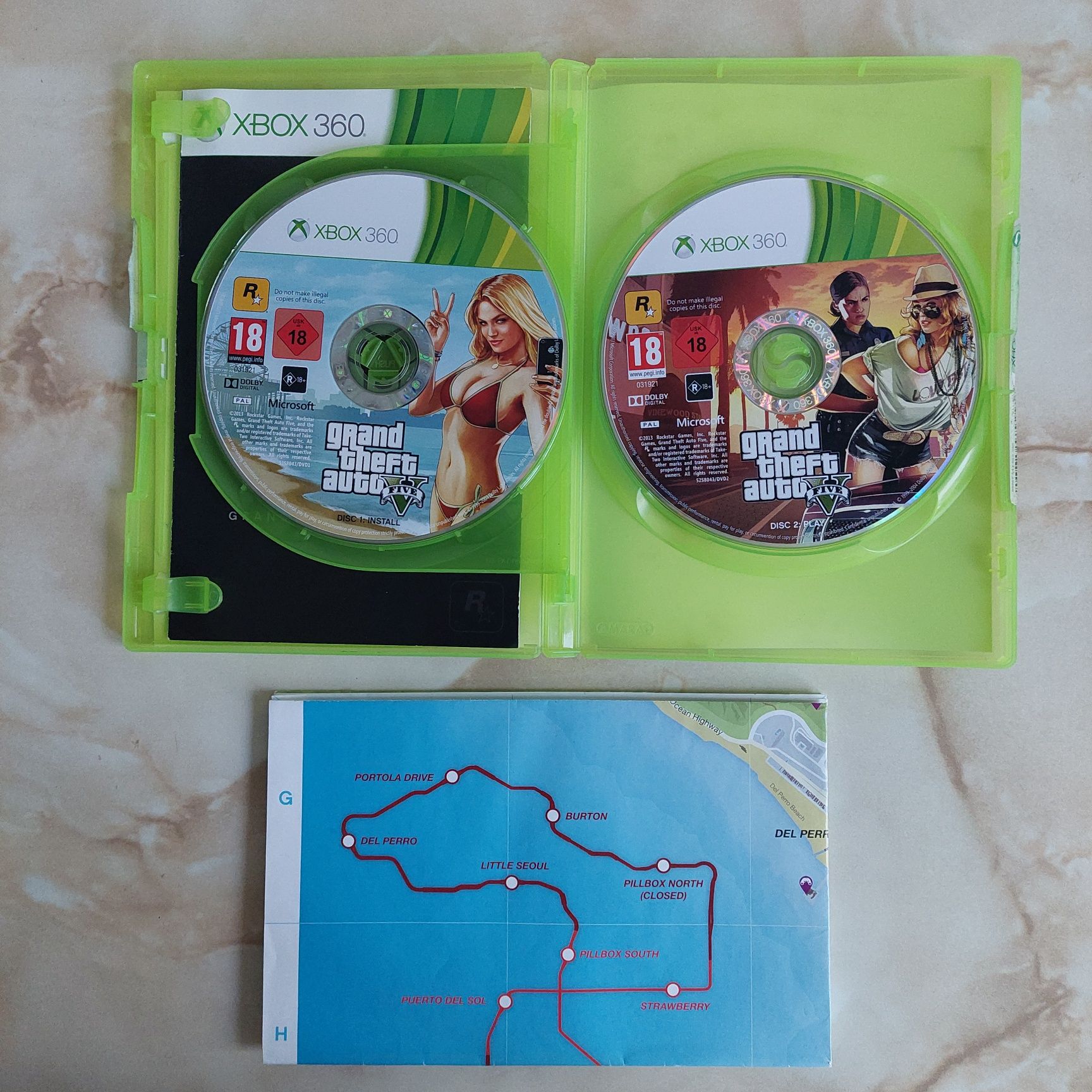 [Xbox360] Vând GTA 5 și Minecraft originale Xbox 360 //poze reale