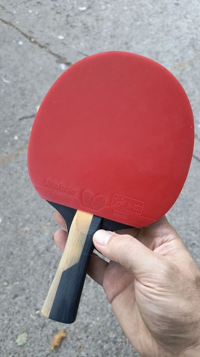 Paleta BUTTERFLY tenis de masa Timo Boll CARBON maner concav