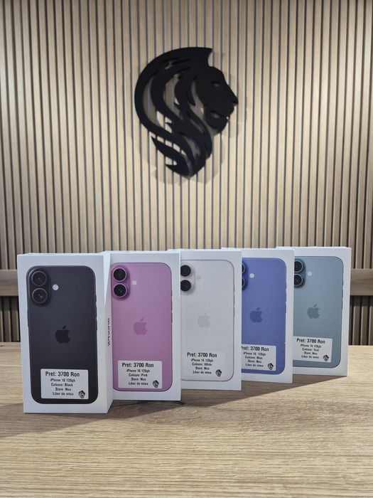 iPhone 16 128gb Black/Teal/White/Ultramarine/Pink /Garantie