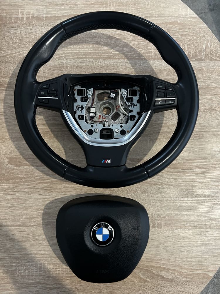 Оригинален спортен М волан за BMW F10/F11 + Оригинален BMW Airbag
