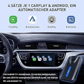 Wireless Android auto/Carplay - merge pe orice 99% din masini - Brasov