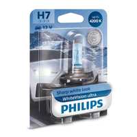 Set Becuri Halogen H7 Philips whitevision ultra