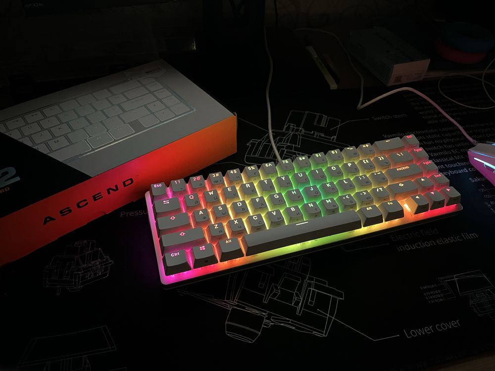 Продаю клавиатуру GMMK2 Glorious — RGB 1.6 млн цветов