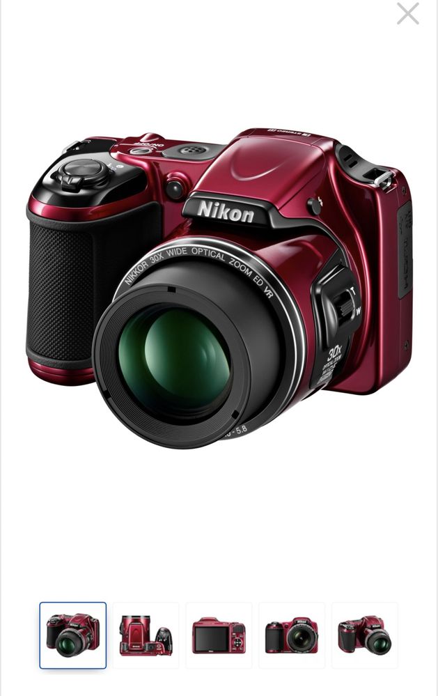 Aparat foto digital Nikon Coolpix L820,16MP,Red