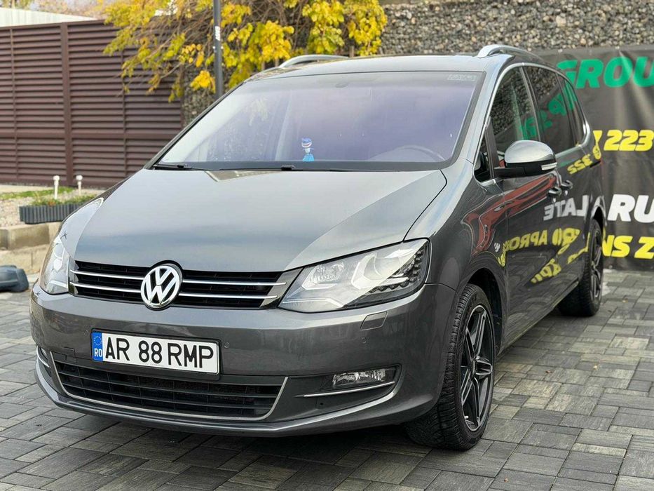 Sharan 4x4 2l diesel 229K KM Carlig tractare 7 locuri Recent Inscris