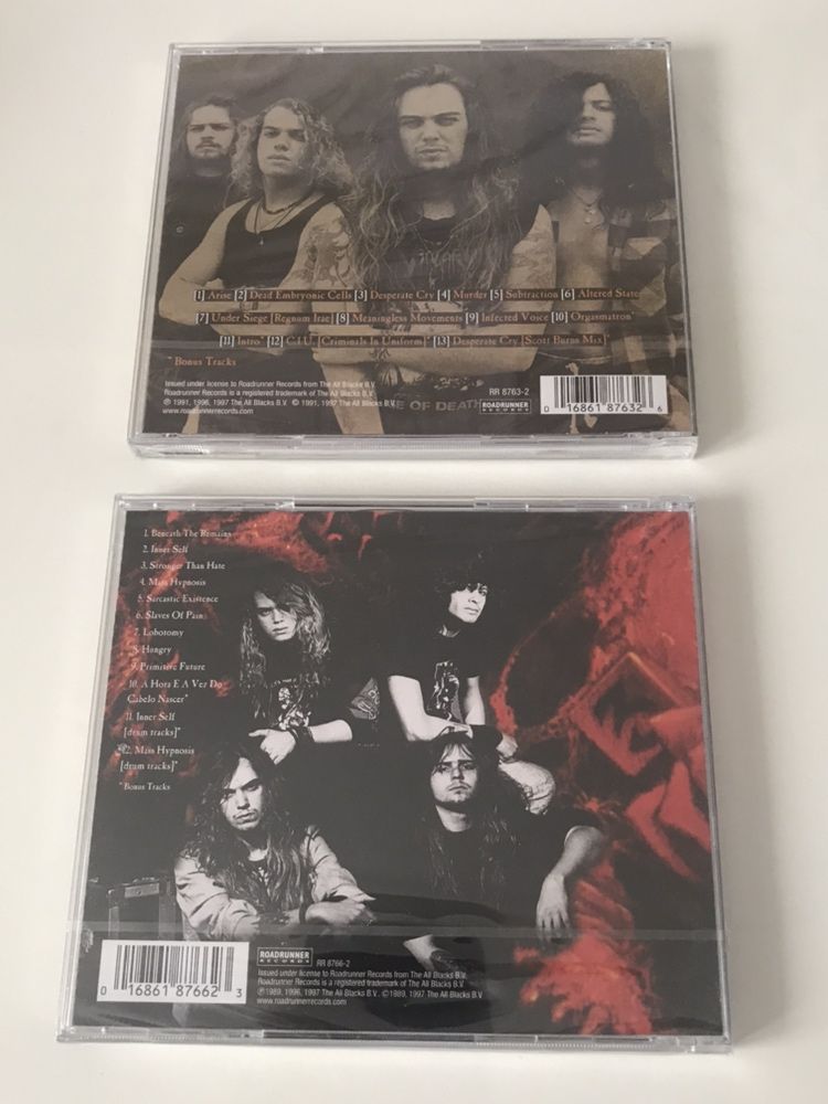 Vand cd-uri audio, originale, Sepultura - Arise/Beneath The Remains