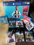 Consola PS4 Slim 1 TB ( cu SSD) + 8 Jocurii
