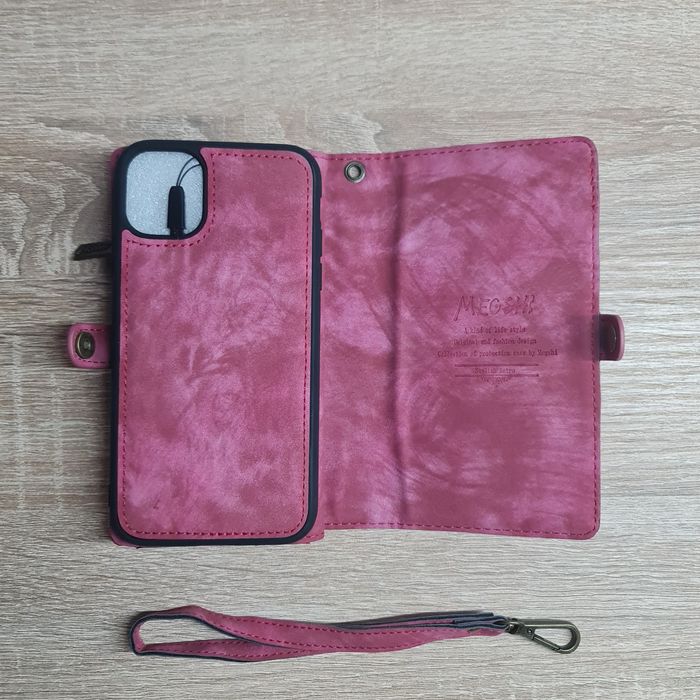 Калъф-портфейл за телефон за iPhone 11