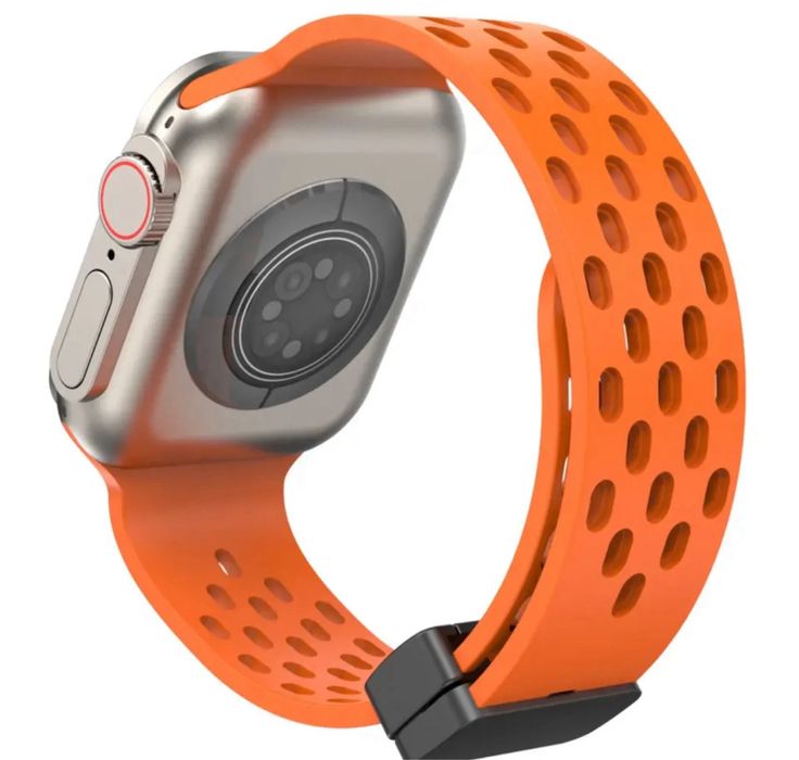 Curea Husa Silicon Perforat Magnetic Cablu Usb Ceas Apple Watch