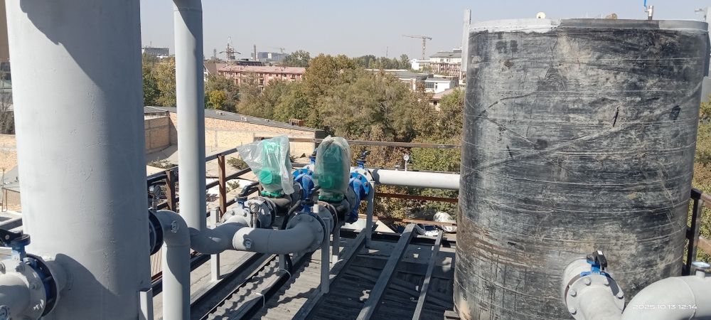 Чиллер ва котёл ишлари