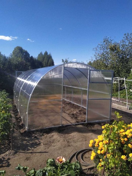 Теплица оцинкованная 3*4м с поликарбонатом для дачи. Доставка.