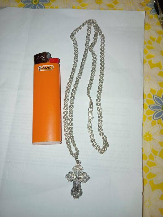 Серебро с крестиком