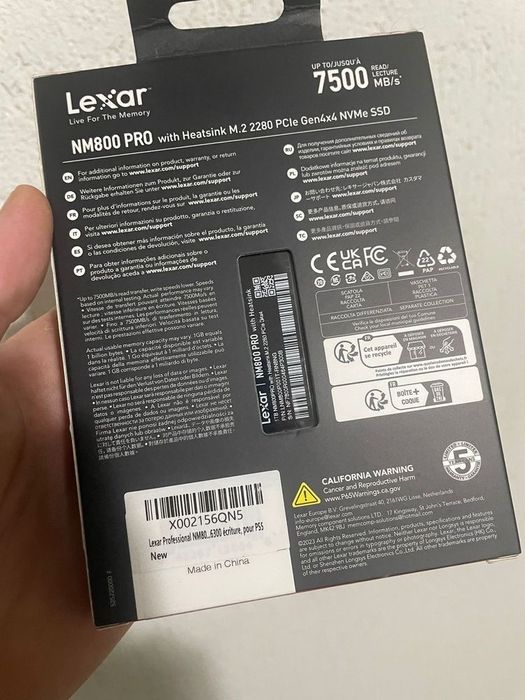 Ssd lexar nm800 pro 1tb Nou