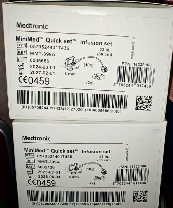 Catetere Quick set 6 mm + rezervoare