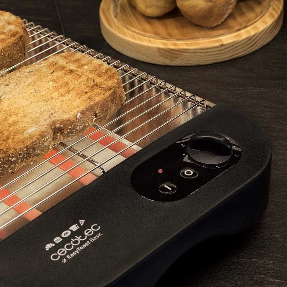 Хоризонтален тостер Cecotec Turbo Easytoast Basic, 900W