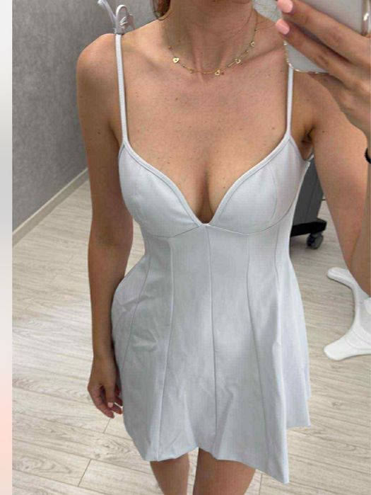 Дамска синя рокля Zara