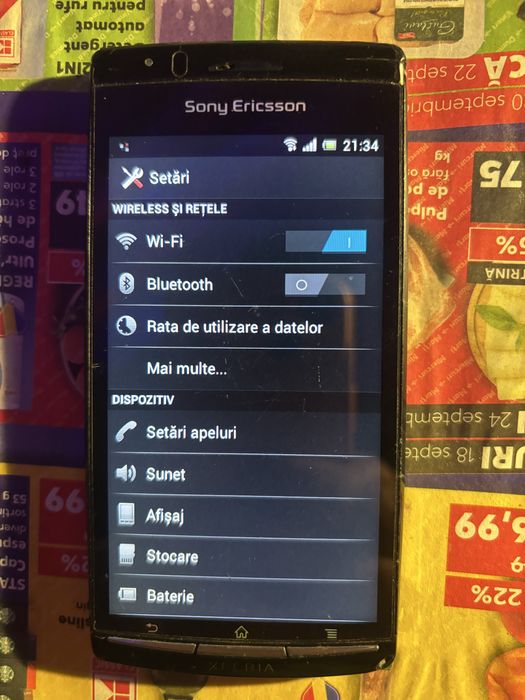 sony ericsson LT-18i (cititi anuntul)