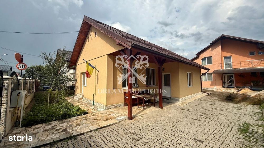 Casa individuala de inchiriat, 2 camere, curte, parcare, zona Someseni