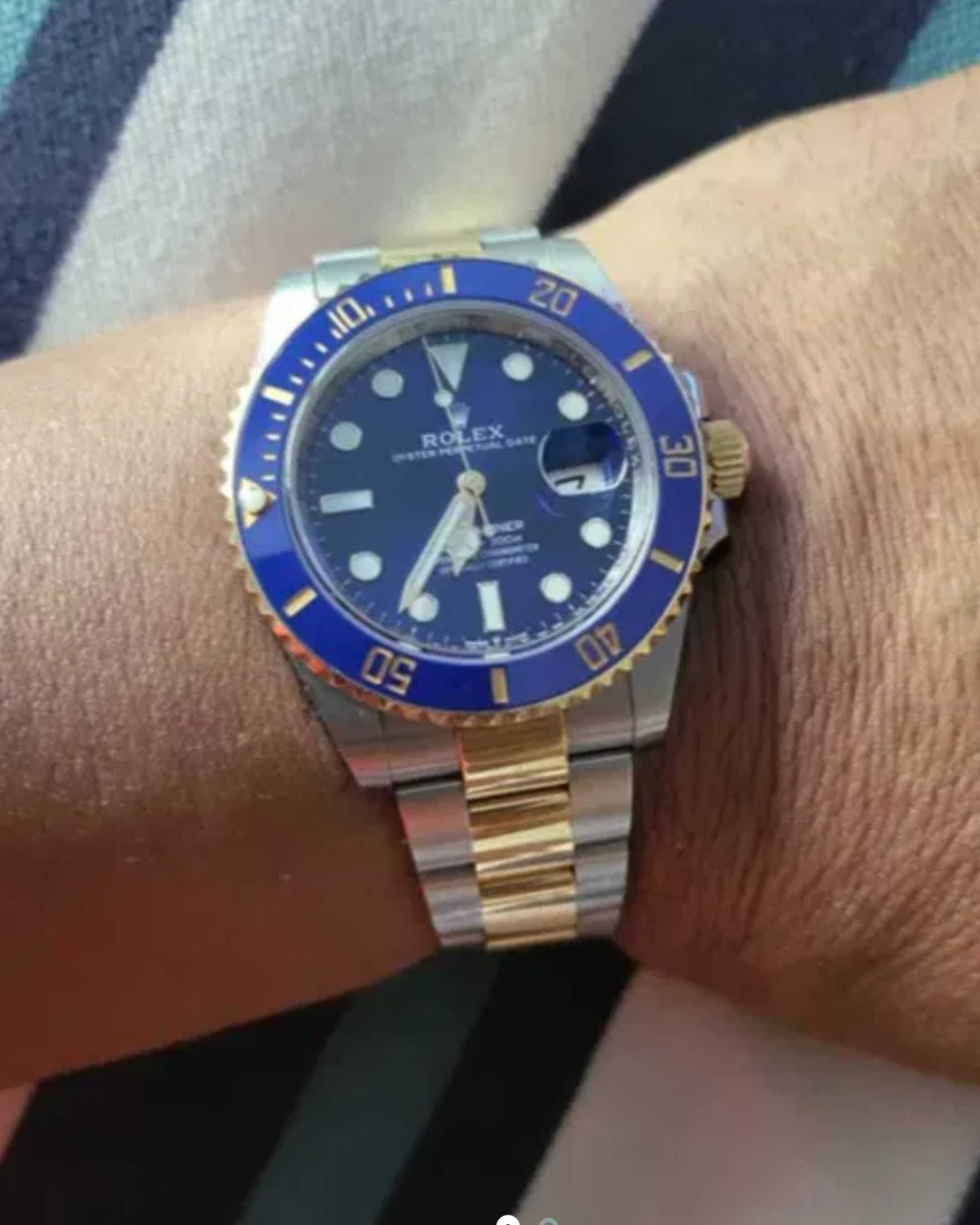 Rolex Submariner Date 41mm Rolessor - Blue dial ref. 126613 ,impecabil