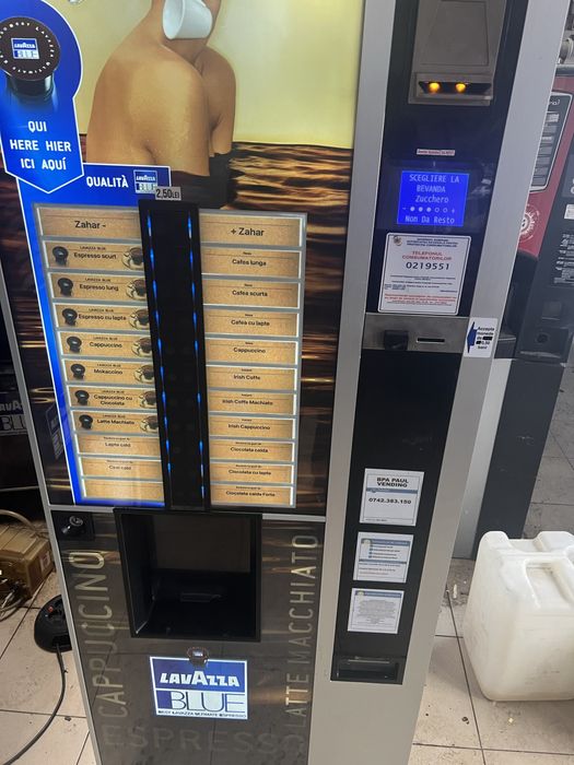 Necta Canto Capsule Lavazza Blue aparat vending automat
