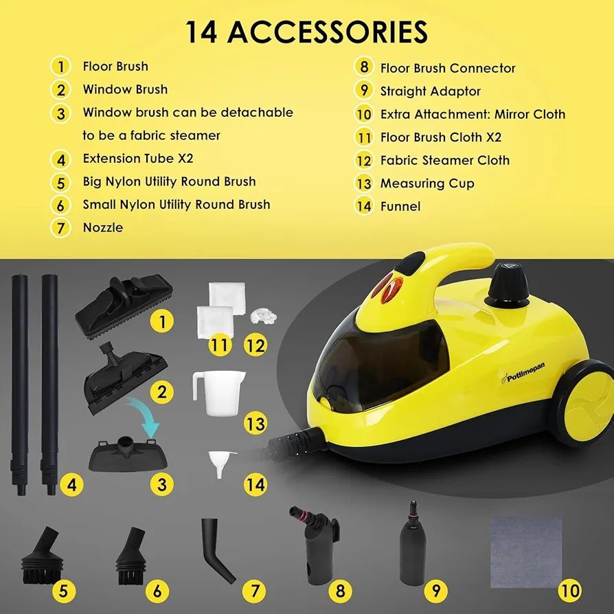 Пароочиститель для химчистки и уборки (Steam Cleaner)