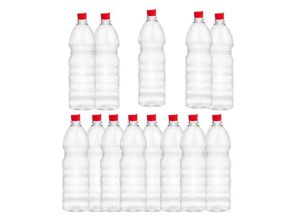 Sticla pet 2L cu capac din plastic transparent  72/bax