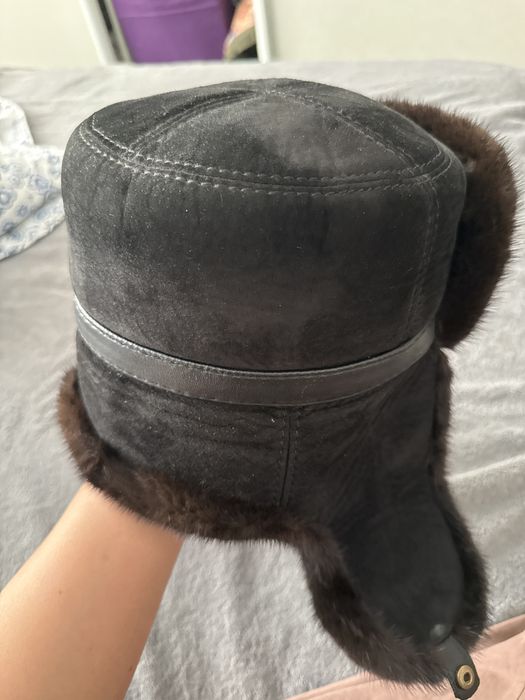 Норковая шапка размер 57