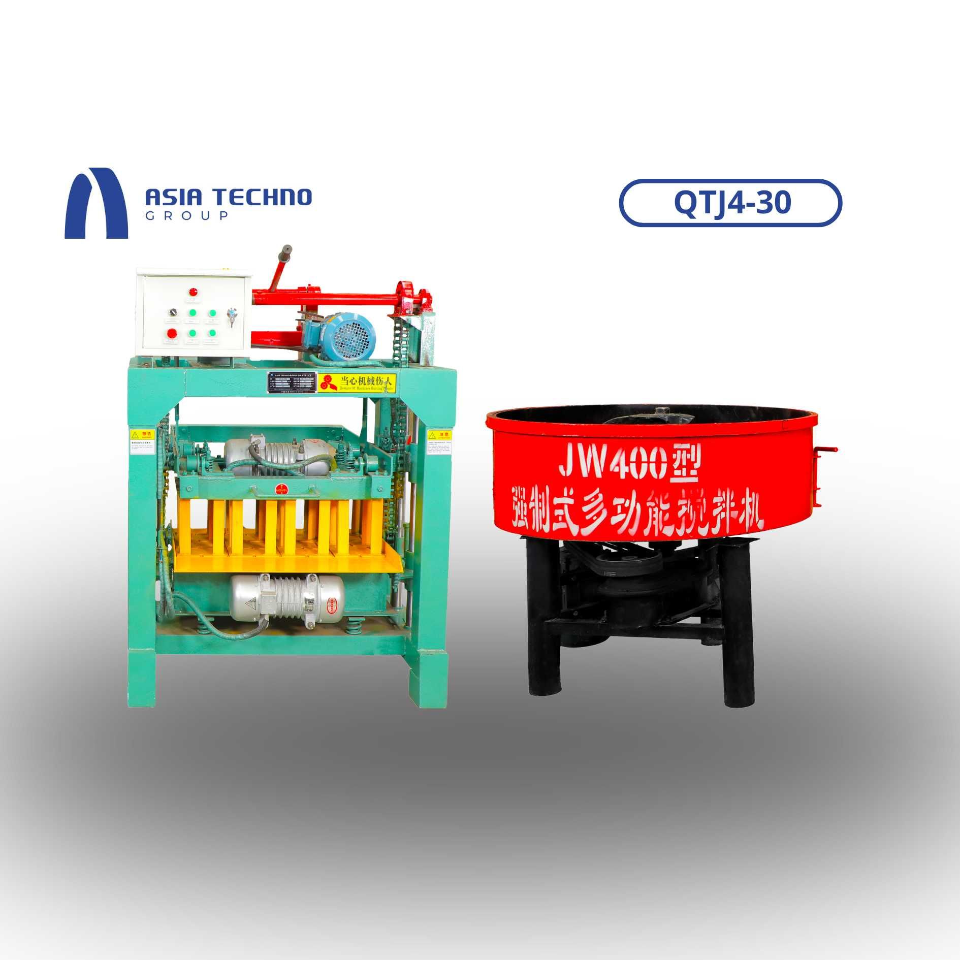 Vibratsion shlakablok uskunasi | QTJ4-30, QTJ4-30B, QTJ5-10B, 5-10A