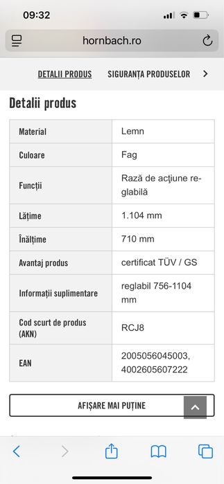 Protectie scari copii Hornbach