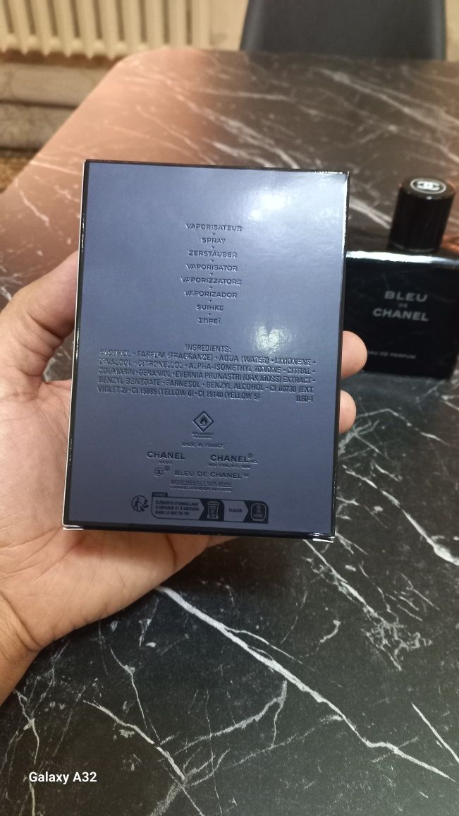 BLEU DE CHANEL EAU DE PARFUM original parfum ishqibozlari uchun taklif