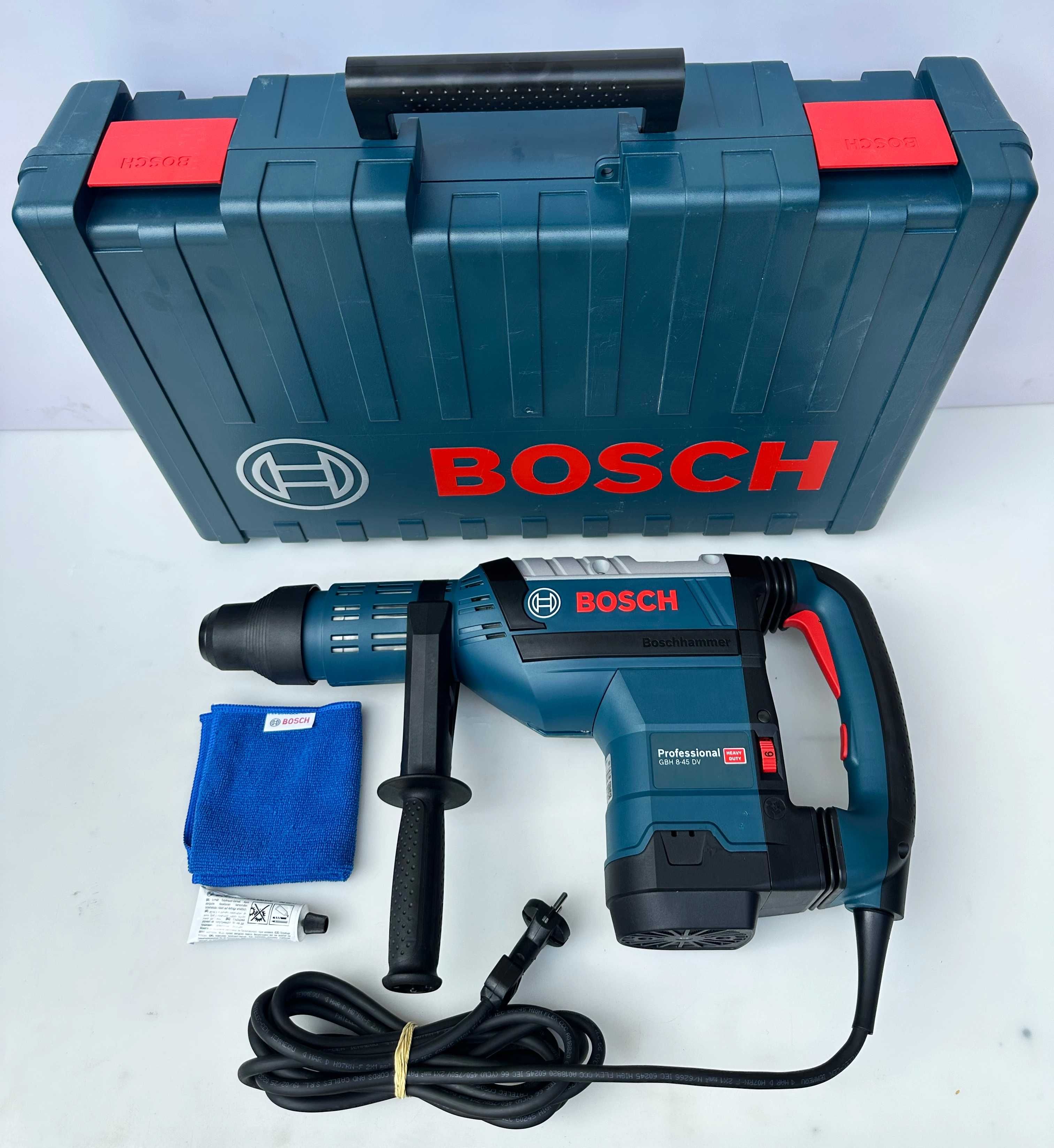 BOSCH GBH 8-45 DV - Нов мощен комбиниран перфоратор 1500W 12.5J