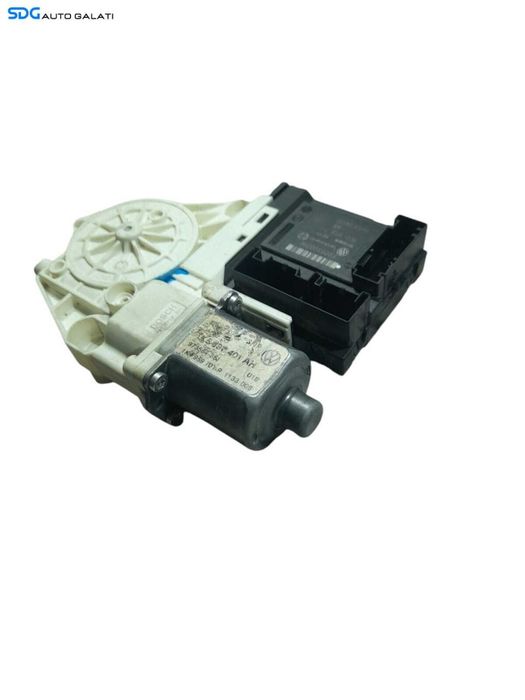 Motoras Macara Electrica de pe Usa Portiera Dreapta Fata Skoda Octavia 2 2004 - 2013 Cod 1K0959792L 1K0959701P 1K5837401AH [N0584]