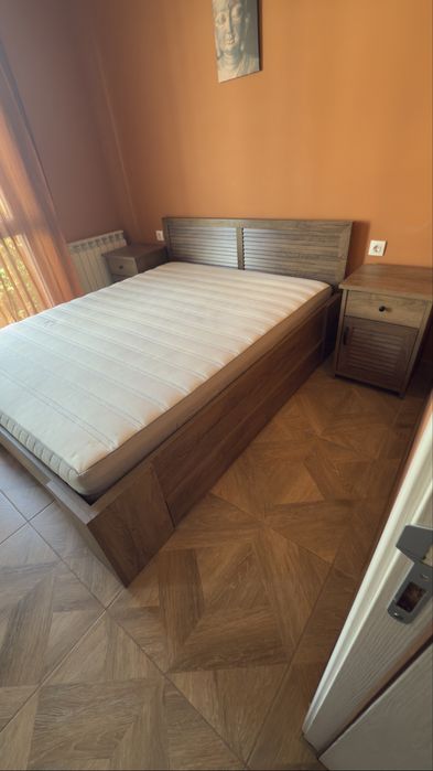 Легло гардероб нощно шкафче 2 бр
