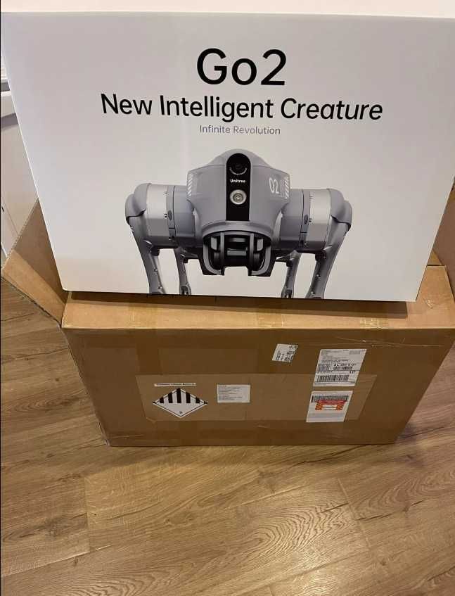 Caine Robot Unitree Go2 PRO - NOU, SIGILAT