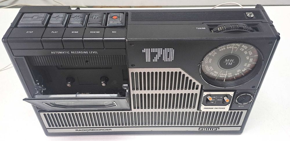 Philips 170 muzica recorder FM vintage