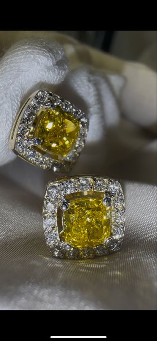 серьги 750 проба золото