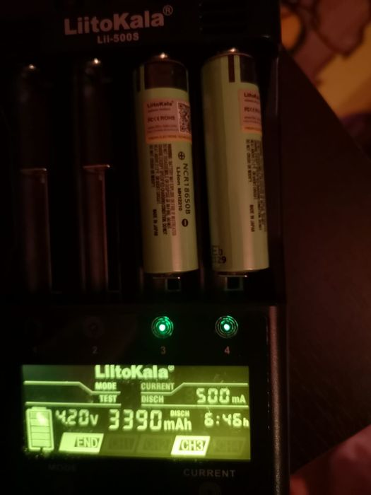 Acumulatori Litokala 18650  3,7v,  ,  3200- 3400amperaj real, Litokala
