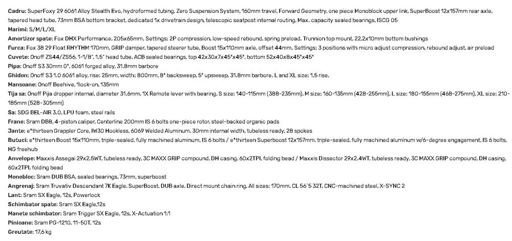 Bicicleta Mondraker de vânzare