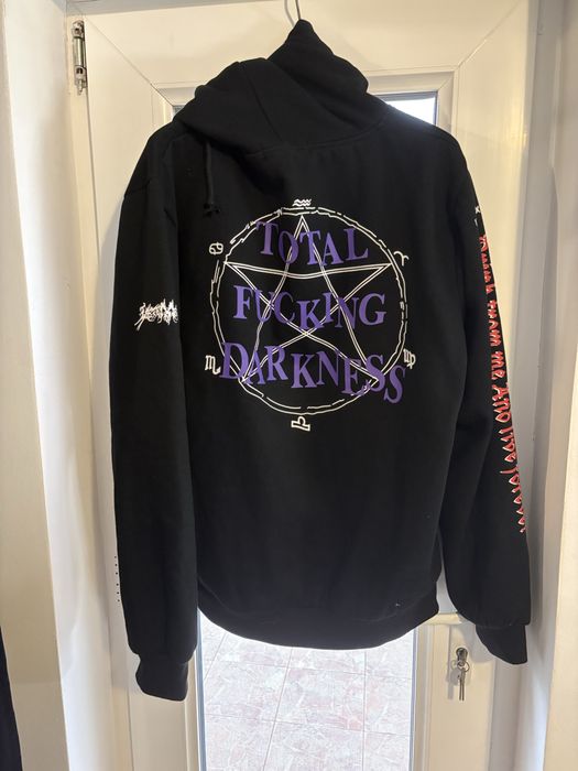vetements total fu*king darkness hoodie