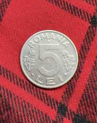 Moneda de colectie 5 lei 1995